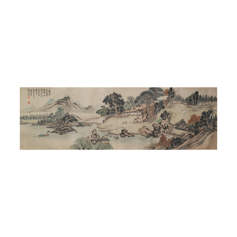 张克龢 林泉雅集图